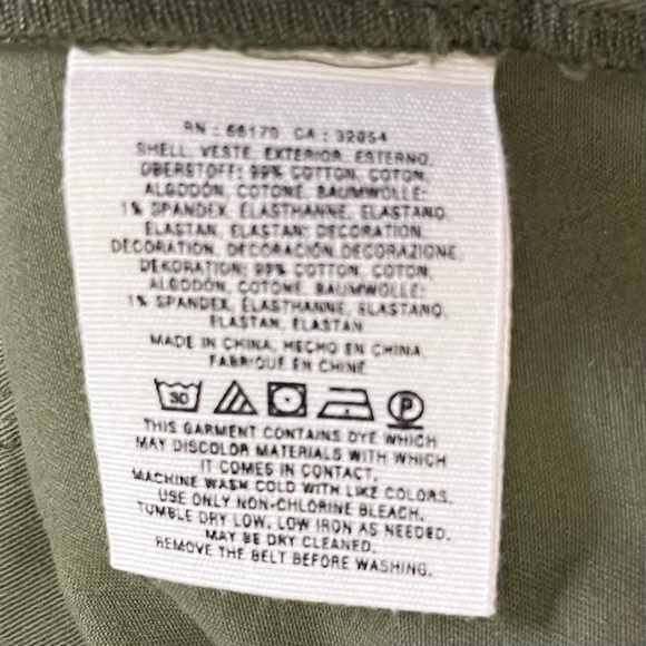 Anthropologie Maeve Oona Utility
Dress Olive Green Sleeveless Size 4 - Picture 8 of 11